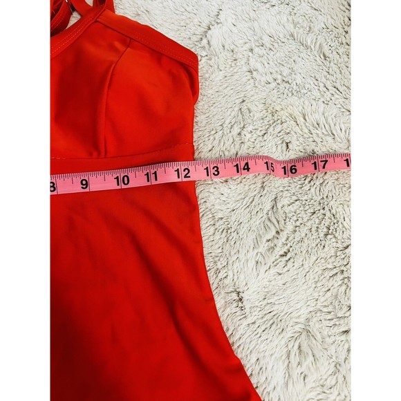 Women's-One Piece-Red Bathing Suit-Adjustable Straps-by Rotita-Size Small-NWOT - Picture 5 of 13